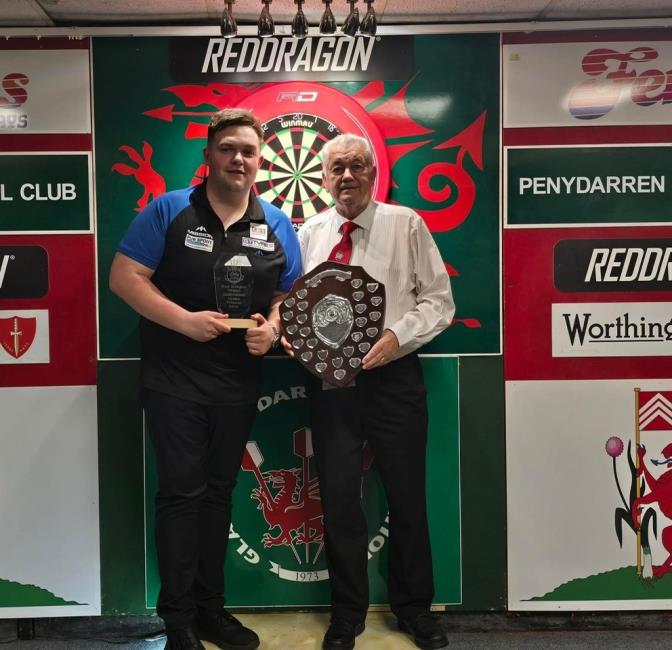 With Malcom Hawkins - winning the Welsh Singles championship twice